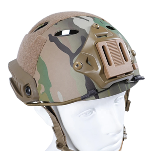 Housse de casque tactique de chasse camouflage modulaire respirante en ABS avec jusqu'à 7 aérations pour casque sportif Ops-Core FAST PJ - Product Image 1