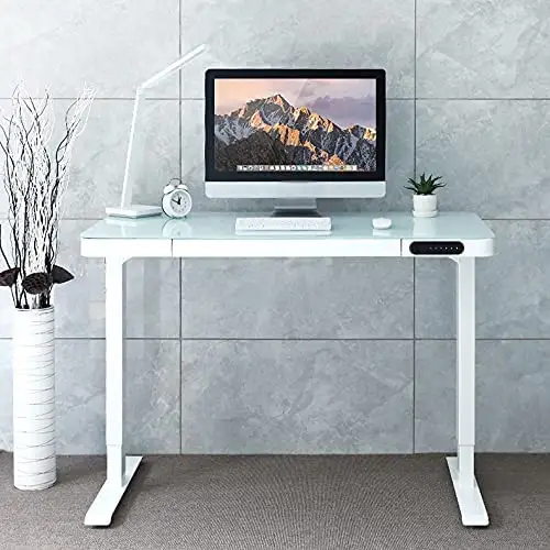 Dual Motors with wireless charging USB Electric lifting office desk home study intelligent lifting computer desk standing desk