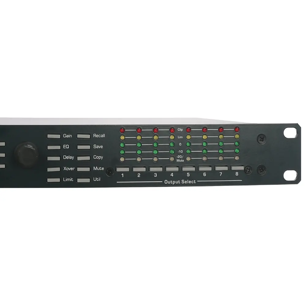 ASHLY Audio 4.8SP 4 Input 8 Output Prosesor Digital DSP Manajemen Speaker Pro Audio Protea Peralatan Panggung untuk Penjualan Terlaris