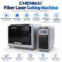 Découpeuse laser à fibre CNC Shandong Chenmai 4040 1500W 400*400mm pour laiton, l'acier inoxydable et l'aluminium