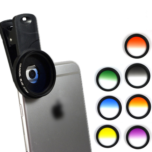 52mm Filter Mobile Phone ND Cpl Reflective Lenses Filter Lens Spark Lens Gradient Filter Suit Kits Accessories for Imobile