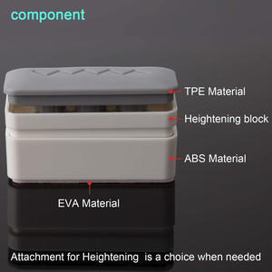 4 pièces <span class=keywords><strong>Lot</strong></span> ensemble de joints antidérapants pare-chocs auto-adhésifs augmenter la hauteur siège de toilette coussinets de rembourrage salle de bain protéger Bidets - Product Image 5