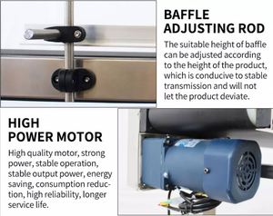 Üretim hattı için toptan ucuz 1.5 metre uzunluk konveyör bant masa - Product Image 6