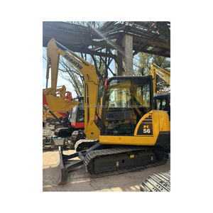 Mini pelles Komatsu PC56 & PC60 d'occasion de haute qualité Bulldozer de 5 tonnes avec des machines hydrauliques sur chenilles de poids en ordre de marche de 6 tonnes - Product Image 1