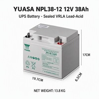 Batterie UPS YUASA NPL38-12 12V 38Ah rechargeable VRLA Gel pour alimentation électrique UPS