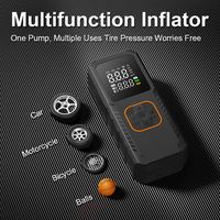Nouveau Compresseur d'Air Portable Mini ABS 2026 pour Voiture, avec ou sans Fil, Moniteur de Pression des Pneus, Pompe Électronique Numérique