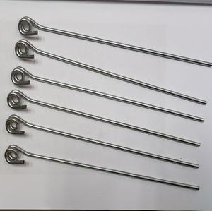 Оптовая продажа, на заказ, оцинкованная стальная проволочная торсионная пружина со спиральным стилем для подвешивания проволочного крюка на промышленных круговых станках - Product Image 1