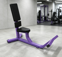 Banc utilitaire robuste en acier REYK REYK-HMGP113, inclinaison à 75 degrés pour exercices de musculation, utilisation intérieure/commerciale, léger et sûr pour la musculation
