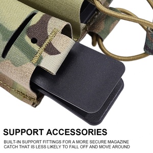 Portacargadores Dobles Molle de 9 mm de Nailon 500D de Alta Calidad con Corte Láser, en Stock - Product Image 4