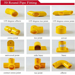 ข้อต่อท่อรั้ว FRP แบบข้อศอกสามมิติ สามทาง สี่ทาง - Product Image 5