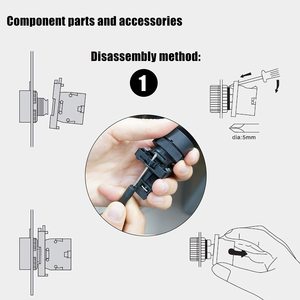 Công tắc nút nhấn 22mm Máy LAY5-ES542 đẩy kéo dừng khẩn cấp nút bảo vệ nút chuyển đổi - Product Image 6
