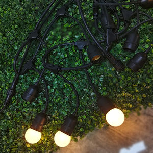 <span class=keywords><strong>Guirlande</strong></span> <span class=keywords><strong>lumineuse</strong></span> à LED E27 Socket IP65 Waterproof <span class=keywords><strong>Guirlande</strong></span> d'éclairage décoratif pour Noël Patio Garden Yard Decoration - Product Image 2