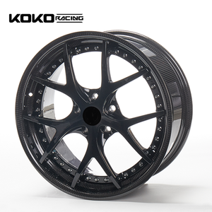 ล้อคาร์บอนไฟเบอร์ + ก้านล้อฟอร์จ 20 นิ้ว 5x120 อลูมิเนียมฟอร์จ 6061-t6 สำหรับรถยนต์หรู - Product Image 4