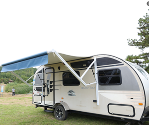 Auvent de caravane extérieur rétractable modulaire latéral de style américain, durable, en aluminium, imperméable, pour camping-car, caravane - Product Image 6