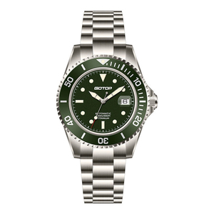 Montre mécanique de luxe Seiko pour homme, saphir, acier inoxydable, étanche, plongée sportive, automatique, fonction lumineuse, 45 mm, analogique - Product Image 6