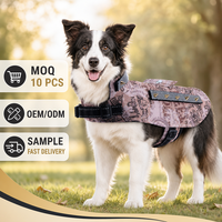 Gilet tactique isolé et résistant aux morsures pour chien, veste réfléchissante réglable avec poignée pour grands chiens, entraînement en extérieur