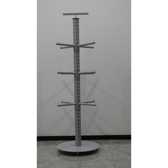 Custom Color Retail Store Metal Display Rack for Garment Handbags