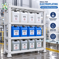 Affidabile Produttore di Scaffalature Regolabili con Viti, Colore Personalizzabile, Linea di Produzione, Scaffali in FRP per Magazzino