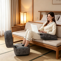 Masseur de pieds Shiatsu de haute qualité pour la circulation sanguine, avec pression d'air, pétrissage profond et roulement, appareil de massage des pieds et des jambes de luxe pour usage domestique