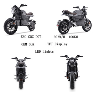 Motocicleta Scooter de Aluminio de 5000W y 72V con Velocidad de 90km/h y Pantalla Digital Inteligente Integrada - Product Image 1