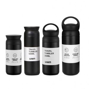 Mug à thé froid au design classique, prêt pour le voyage, anti-fuite, sans BPA, grande capacité, pot à café glacé en verre avec couvercle et isolation sous vide - Product Image 4