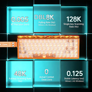 Teclado Inalámbrico Aula Hero68 XS con Interruptores Magnéticos, Tri-Modo, RT0.005MM, 8Khz, 0.125ms, Respuesta Rápida para Juegos CSGO/FPS - Product Image 3