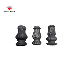 Herrajes para Puertas de Hierro Forjado <span class=keywords><strong>2023</strong></span>, Tubos Decorativos de Hierro, Espigas y Tachuelas para Cercas - Product Image 3