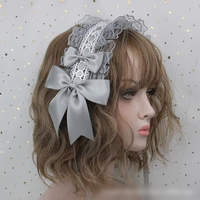 Bandeau de cheveux Lolita japonais doux et élégant en dentelle, blanc, pour cosplay d'anime, accessoire de tête polyvalent pour costumes de cosplay