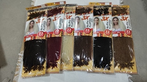 <span class=keywords><strong>ผม</strong></span>ถักโครเชต์แบบแอฟโฟรทวิสต์ 3 เท่า แบบยืดหยุ่นสำเร็จรูป <span class=keywords><strong>ผม</strong></span>สังเคราะห์สำหรับผู้หญิงผิวดำ - Product Image 5