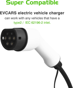 휴대용 EV 충전기 IEC 62196 유형 2 레벨 2 EV 빠른 충전 10- 32A 7kw 전기 자동차 충전기 제어 상자 5 미터 케이블 - Product Image 6