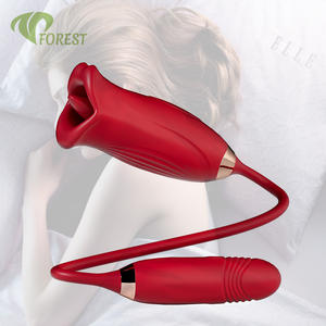 女性用舌型バイブレーター - クリトリスと膣の刺激 大人のおもちゃ 10種類の振動パターン USB充電式＆IPX7防水 - Product Image 6