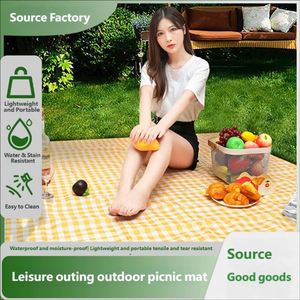 Manta de Picnic Plegable de Alta Calidad para Exteriores, Tapete de Playa Portátil para Viajes y Camping, Impermeable, de Tela Oxford, Extra Grande - Product Image 4