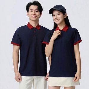 เสื้อโปโลโพลีเอสเตอร์ปักลายพิมพ์ลายตามสั่ง สำหรับทุกเพศ แห้งเร็ว ระบายอากาศได้ดี เหมาะสำหรับโปรโมทบริษัท ชุดยูนิฟอร์มทำงาน - Product Image 4