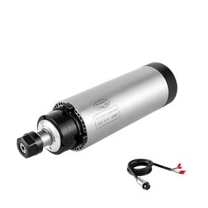 มอเตอร์แกนหมุน CNC แบบระบายความร้อนด้วยอากาศ Zhong Hua Jiang ER20 80 มม. 2.2 กิโลวัตต์ 110/220/380 โวลต์ แบบขับเคลื่อนด้วยสายพาน สำหรับเครื่องเจาะ เครื่องแกะสลัก CNC Router - Product Image 1