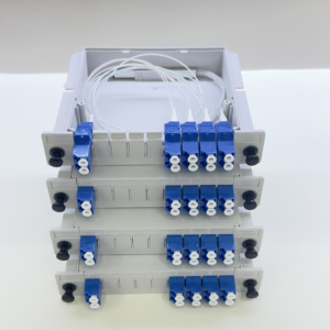 Nuevo Splitter de Fibra Óptica Tipo Inset 1x8 LC UPC SM, Caja Divisora PLC Monomodo para Caja Terminal de Fibra FTTH, 8 Puertos - Product Image 5