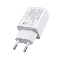 Tête de charge 5V2A US EU 10W double USB QC3.0, tension universelle, protection OTP, PC ignifuge, charge au débit lent pour appareil photo et écouteurs