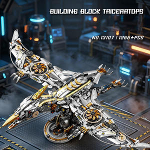 MJI 13107 Blocs de construction mécaniques Pterosaure, modèle éducatif pour enfants, ensemble de blocs de construction en plastique, jouet en gros, Juguetes - Product Image 2