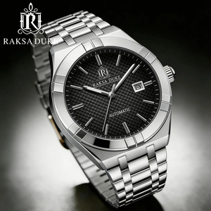 นาฬิกาข้อมือ <span class=keywords><strong>Raksa</strong></span> Duke สำหรับผู้ชาย ตัวเรือนสแตนเลสสตีล ระบบออโตเมติก หน้าปัด 50 มม. กันน้ำ 3BAR - Product Image 3
