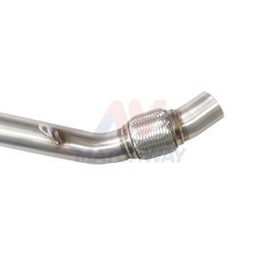 Tubo de Escape de Acero Inoxidable Pulido MATCHWAY, 100% Soldado con TIG, para BMW <span class=keywords><strong>E60</strong></span> E61 LCI 520d <span class=keywords><strong>N47</strong></span> 2006-2009 - Product Image 4