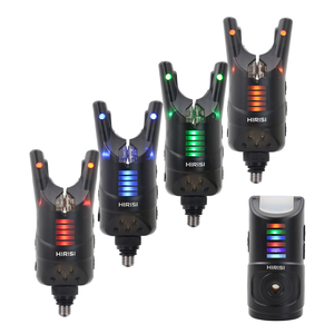 Hirisi Funk-Bissalarmanlagen-Set für Karpfenangeln <span class=keywords><strong>HRS1</strong></span>-4 - Product Image 1