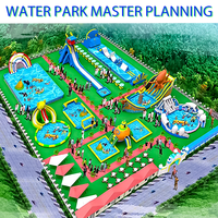 Château gonflable commercial, aire de jeux Safari, toboggan aquatique gonflable, capacité de 700 kg