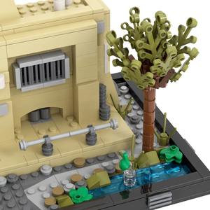 MOC2173 Star Wars Mandalorian Hut House, Modelo de Película, Ladrillos de Construcción Educativos, Juego de Bloques de Construcción de Plástico ABS - Product Image 4