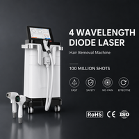 Appareil d'épilation au laser à diode portable 808 nm, 3 longueurs d'onde, saphir froid, indolore, permanent, pour usage domestique