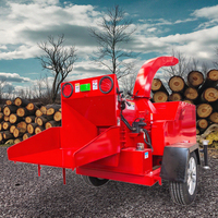 Broyeur à bois diesel Botomos, moteur diesel, broyeur à bois lourd, broyeur à bois, broyeur à copeaux de bois pour sciure de bois