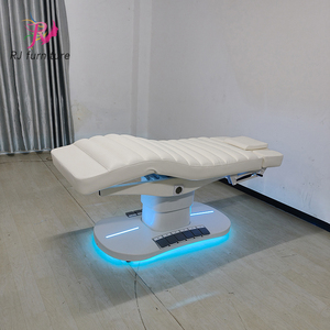 Muebles de Salón Modernos de Lujo, Cama de Masaje Facial Eléctrica de 4 Motores, Mesa Cosmética de Metal, Silla de Spa, Cama para Pestañas - Product Image 2