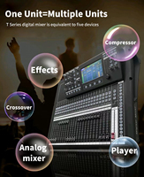 Console de mixage audio numérique de haute qualité à 32 canaux, mixeur audio live
