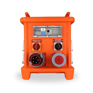 Boîtier <span class=keywords><strong>de</strong></span> distribution portable AS IP67, <span class=keywords><strong>prise</strong></span> en cascade commutée 5 broches CEE et disjoncteur 3 pôles 10kA, distribution d'alimentation multifonctionnelle - Product Image 4