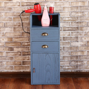 Muebles de barbería estante de madera directo de fábrica corte de pelo Ark Mesa personalizada/peluquería corte de pelo salón almacenamiento gabinete de esquina - Product Image 6