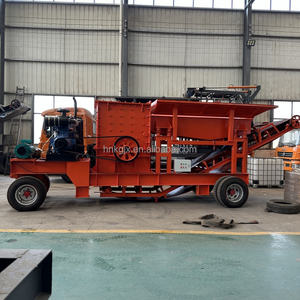 Trituradora de impacto móvil de servicio pesado Trituradora de martillo de caja de PC-1200 para hacer Arena y Grava - Product Image 4