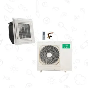 Cassette aire acondicionado 48000BTU refrigeración calefacción sistema de aire acondicionado central R410A/R32 5P 4Way luz comercial 12.5KW 4TON